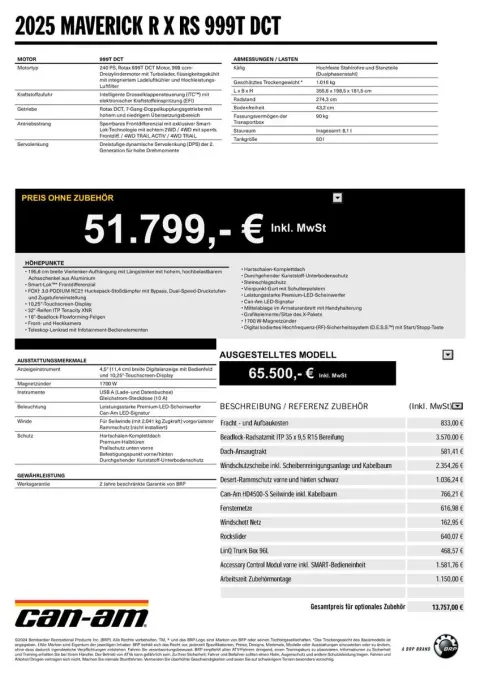 Maverick R XRS 2026 Inkl. Ausstattung – Bild 17